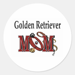 Golden Retriever Mum Sticker