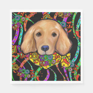 Golden Retriever Napkin