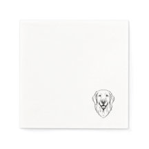 Golden Retriever Napkin