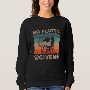 Golden Retriever No Fluffs Given Funny Dog Dad Mum Sweatshirt