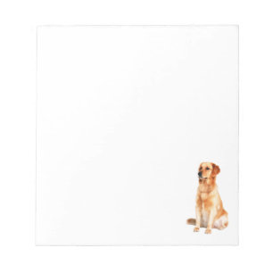 Golden Retriever Notepad