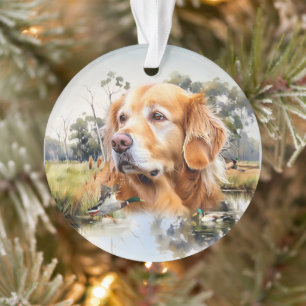 Golden Retriever Ornament