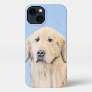 Golden Retriever Painting - Cute Original Dog Art iPhone 13 Case