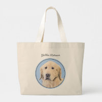 Golden Retriever Painting Cute Original Dog Art