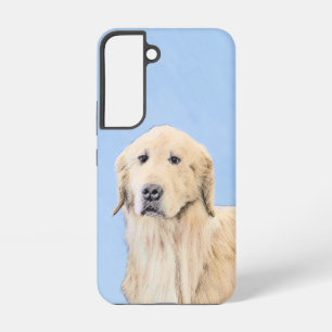 Golden Retriever Painting - Cute Original Dog Art Samsung Galaxy Case