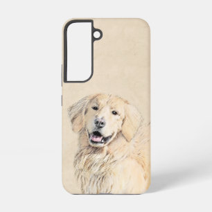 Golden Retriever Painting - Cute Original Dog Art Samsung Galaxy Case