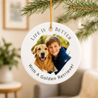 Golden Retriever Photo Life Is Better