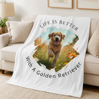 Golden Retriever Photo Life Is Better