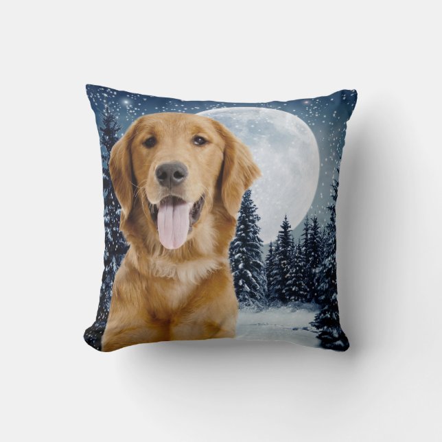 Golden Retriever Pillow (Front)