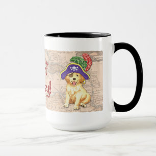 Golden Retriever Pirate Mug