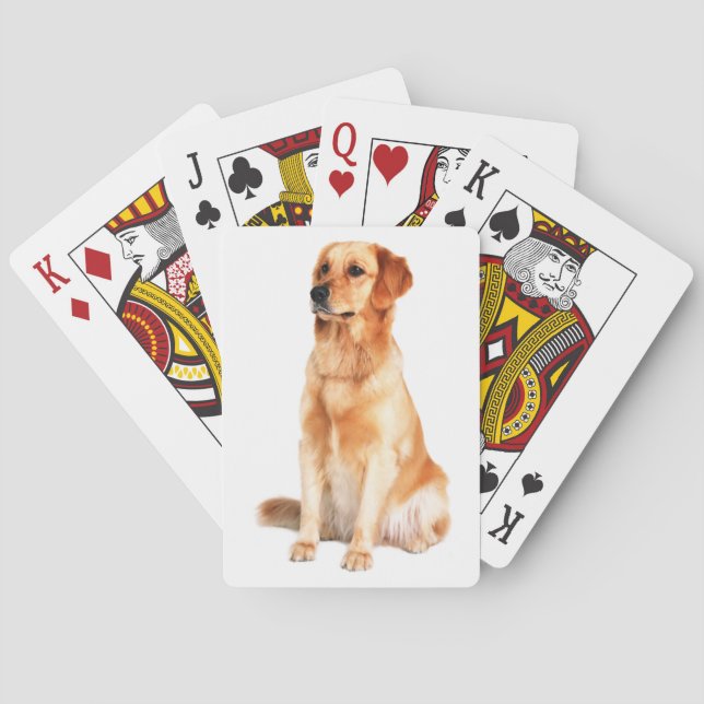 Golden Retriever Playing Cards (Back)