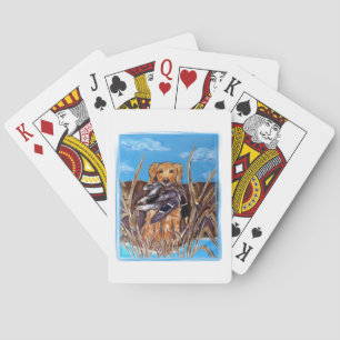 GOLDEN RETRIEVER PLAYING CARDS