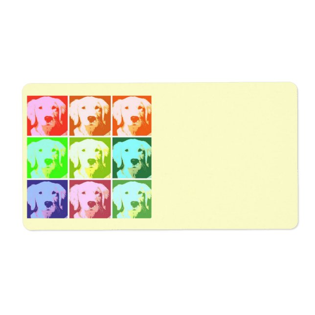 Golden Retriever Pop Art (Front)