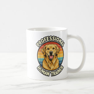 Golden Retriever Professional Human Trainer Funny Coffee Mug