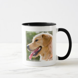 Golden Retriever Profile With Tongue Out Mug
