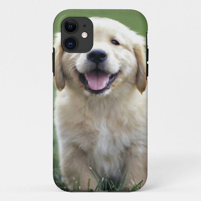 Golden Retriever Pup iPhone Case (Back)