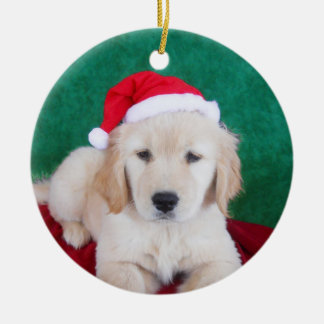Golden Retriever Puppy Christmas Tree Ornament