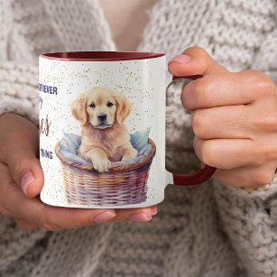 Golden Retriever Puppy Kisses Fix Everything Mug
