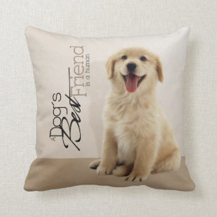 Golden Retriever Puppy Pillow