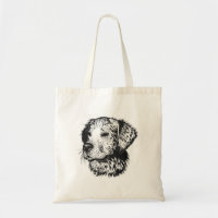 Golden retriever puppy portrait in black and white