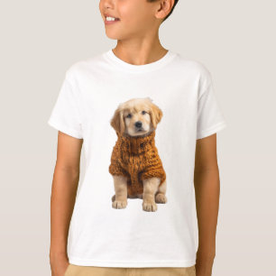Golden Retriever Puppy Sweater Kids