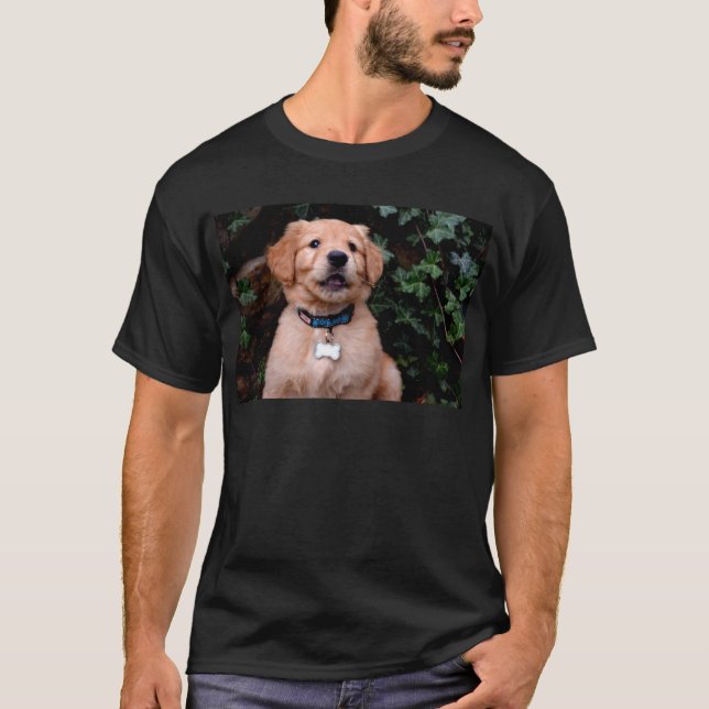 Golden Retriever Puppy T-Shirt (Front)