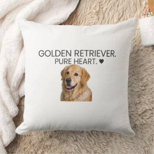 Golden Retriever Pure Heart ♥ Decorative Cushion