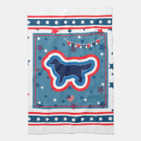 Golden Retriever Red White And Blue 4th Of July