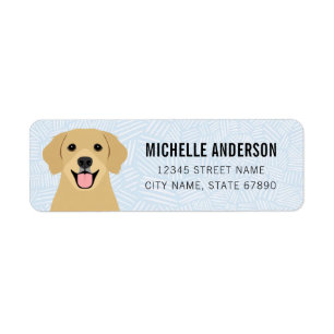 Golden Retriever Return Address Labels