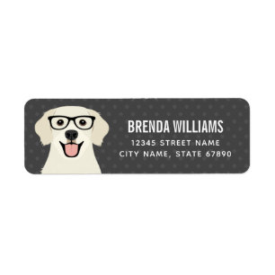 Golden Retriever Return Address Labels
