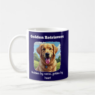Golden Retriever Shirt – Golden by Name & Heart Coffee Mug