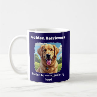 Golden Retriever Shirt – Golden by Name & Heart Coffee Mug