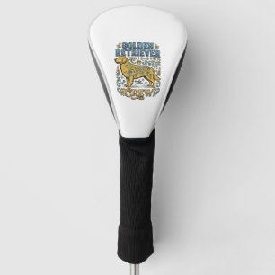 Golden Retriever Shirt With Vintage Dog Lover Art_ Golf Head Cover
