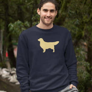 Golden Retriever Silhouette   Cool Dog Lover's Sweatshirt