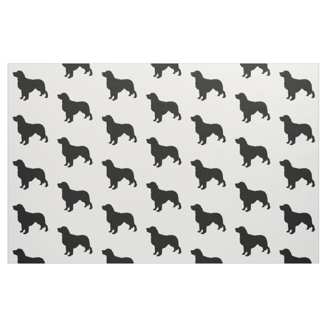 Golden Retriever Silhouette Love Dogs Fabric (Fat Quarter)