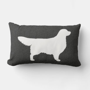 Golden Retriever Silhouette Lumbar Cushion