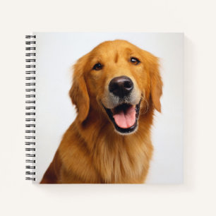Golden Retriever Smile Notebook