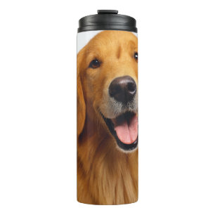Golden Retriever Smile Thermal Tumbler
