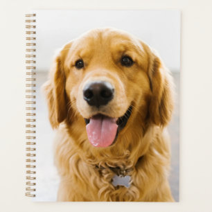 Golden Retriever Smiling Planner