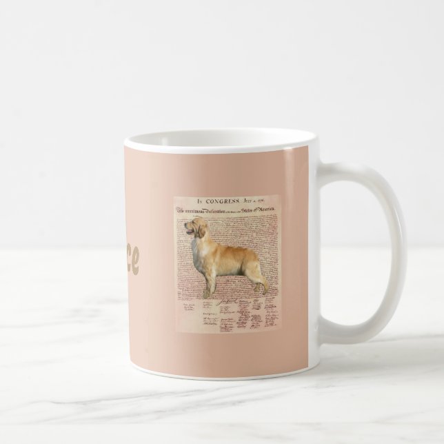 Golden Retriever Spice Declaration Mug (Right)
