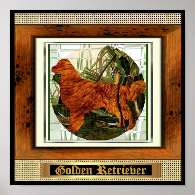 Golden Retriever Sporting Dog Poster (Front)
