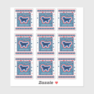 Golden Retriever Stars Red White Blue 4th Of July