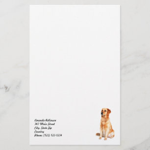 Golden Retriever Stationery