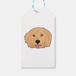Golden Retriever Sticker Gift Tags