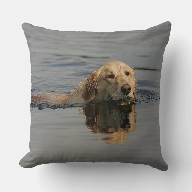 Golden Retriever Swimming Cushion (Front)