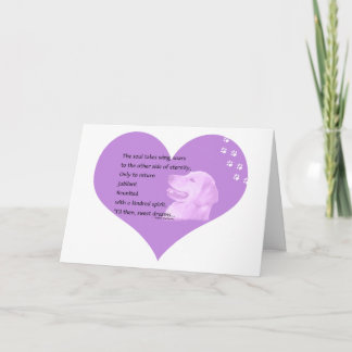 Golden Retriever Sympathy Card 1