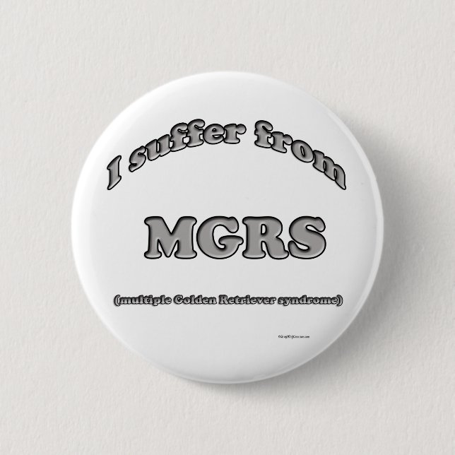 Golden Retriever Syndrome - Button (Front)