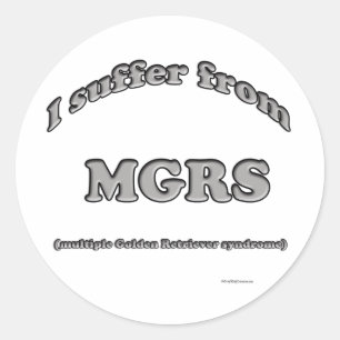 Golden Retriever Syndrome - Sticker