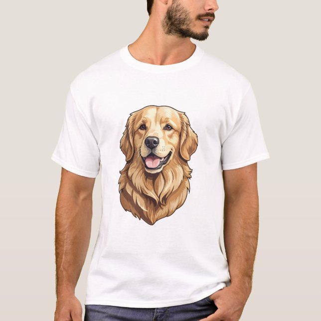 Golden Retriever  T-Shirt (Front)