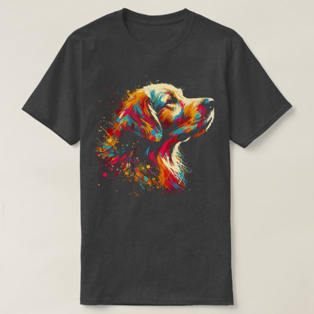 Golden Retriever T-Shirt (Design Front)